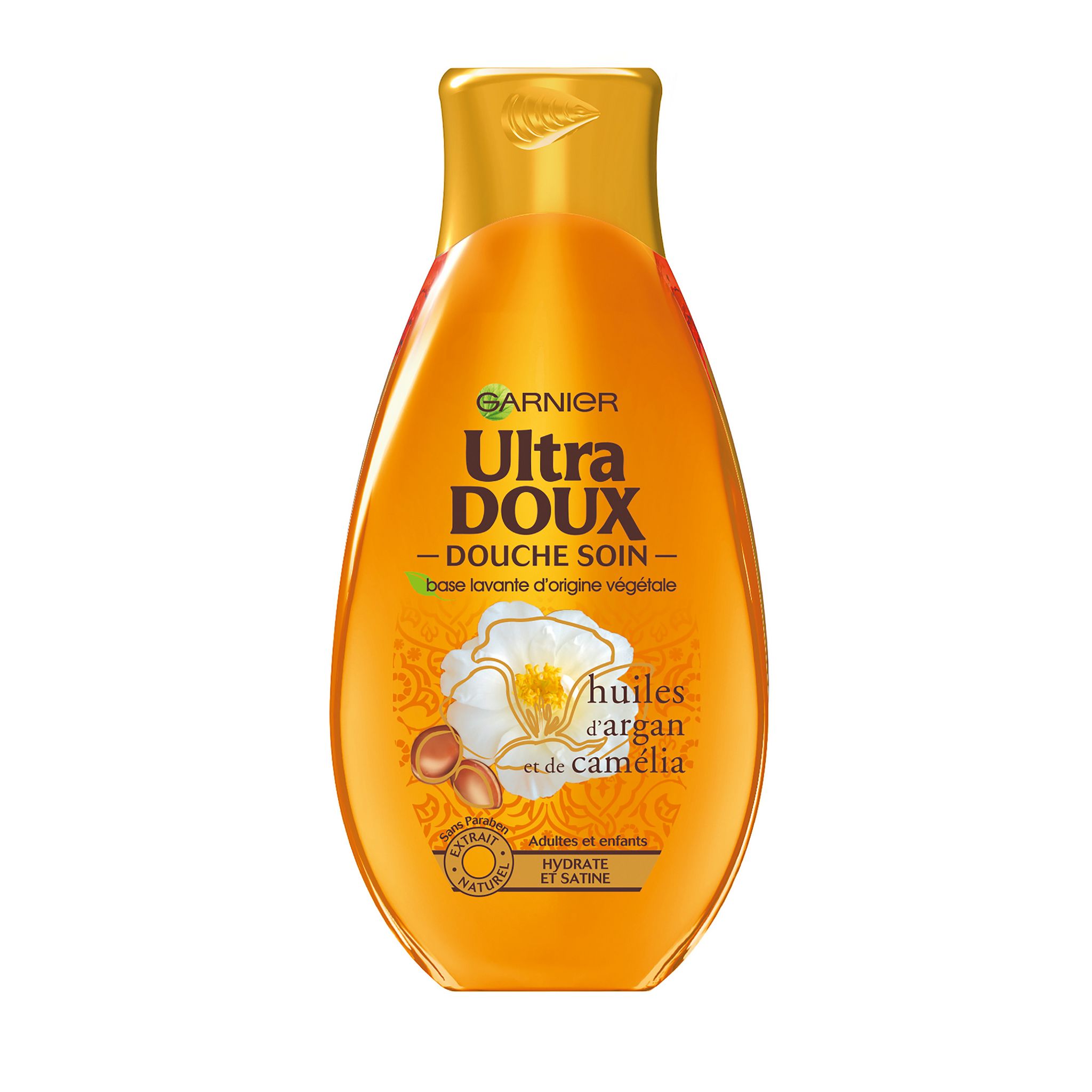 GARNIER ULTRA DOUX Gel douche soin à l'huile d'argan et camélia 500ml