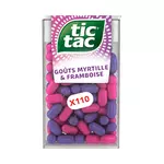 TIC TAC Bonbons goût framboise et myrtille 110 dragées 54g