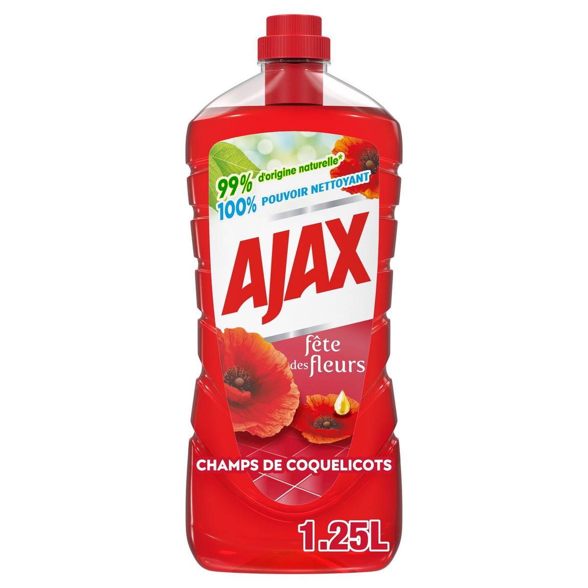 AJAX Nettoyant ménager fête des fleurs champs de coquelicots 1.25l
