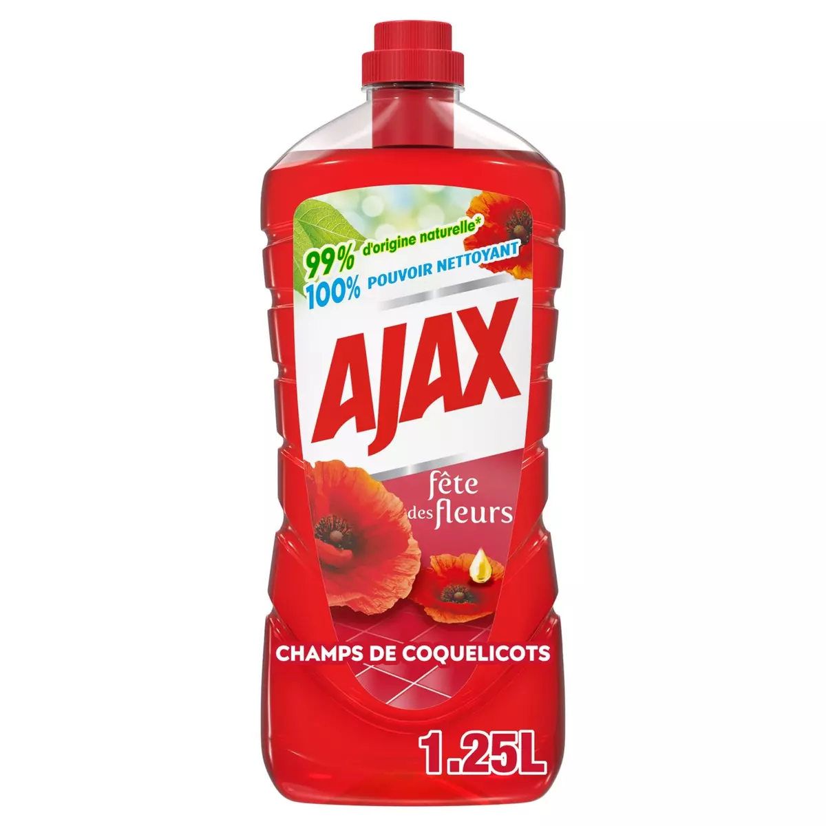 Ajax - Nettoyant ménager sol et multi surfaces citron vert (1.25 L