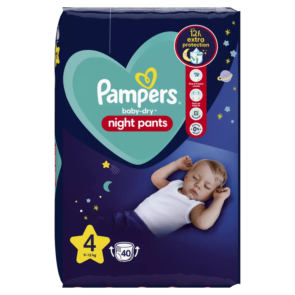 Pampers Baby Dry PANTS, taille 4, 92 couches