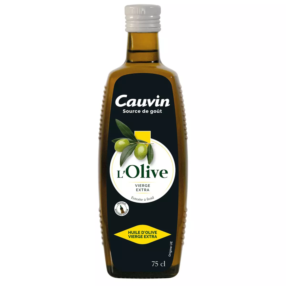 CAUVIN Huile d'olive vierge extra extraite à froid 75cl