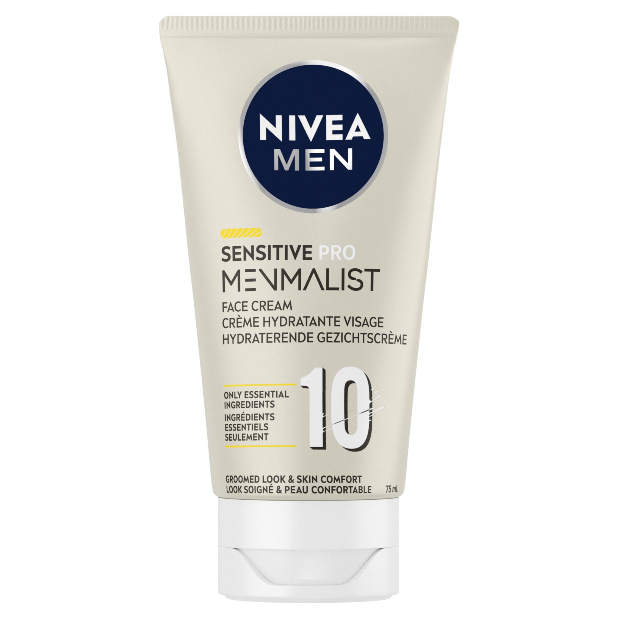 Voir la diapositive 2 : NIVEA MEN Sensitive Pro Menmalist Crème hydratante visage 75ml