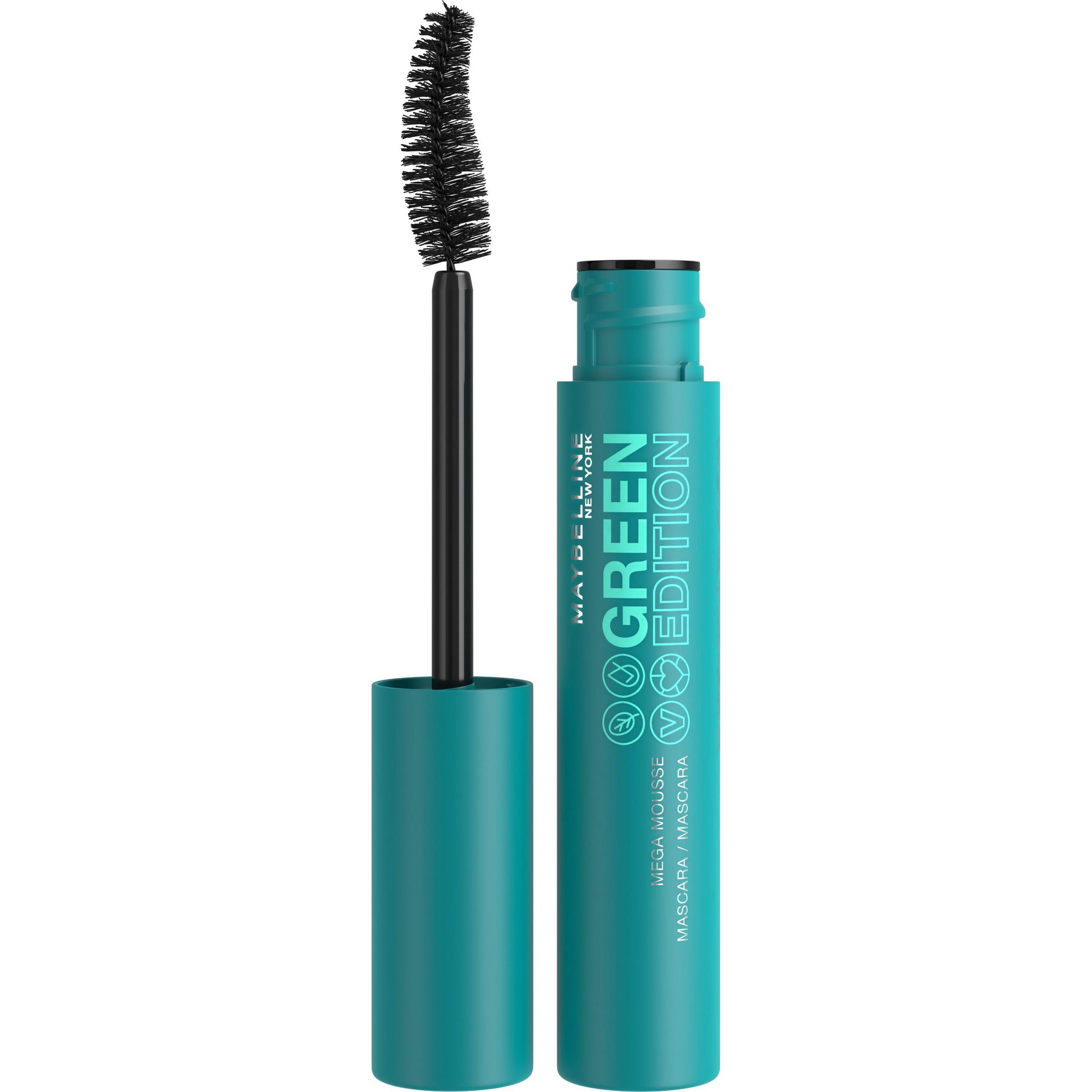 Voir la diapositive 2 : MAYBELLINE Green Edition Mascara méga mousse 01 blackest 1 mascara