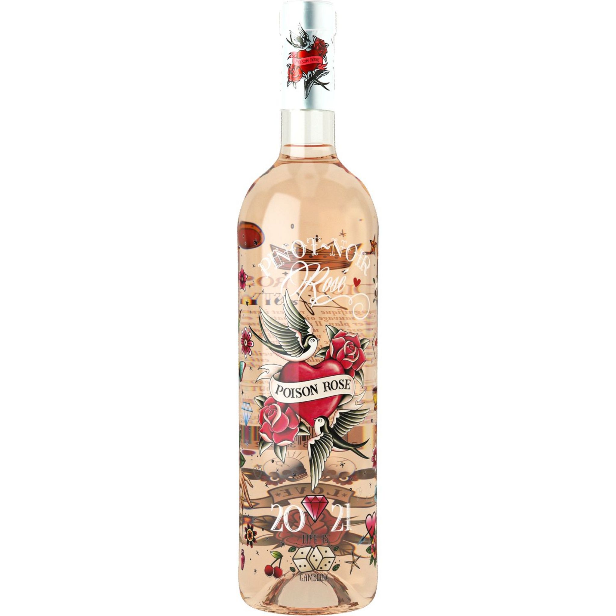 IGP Pays-d'Oc Poison Rose pinot noir rosé 2021 75cl