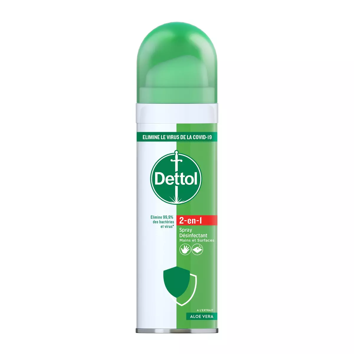 DETTOL Spray désinfectant mains et surfaces à l'extrait d'aloe vera 50ml
