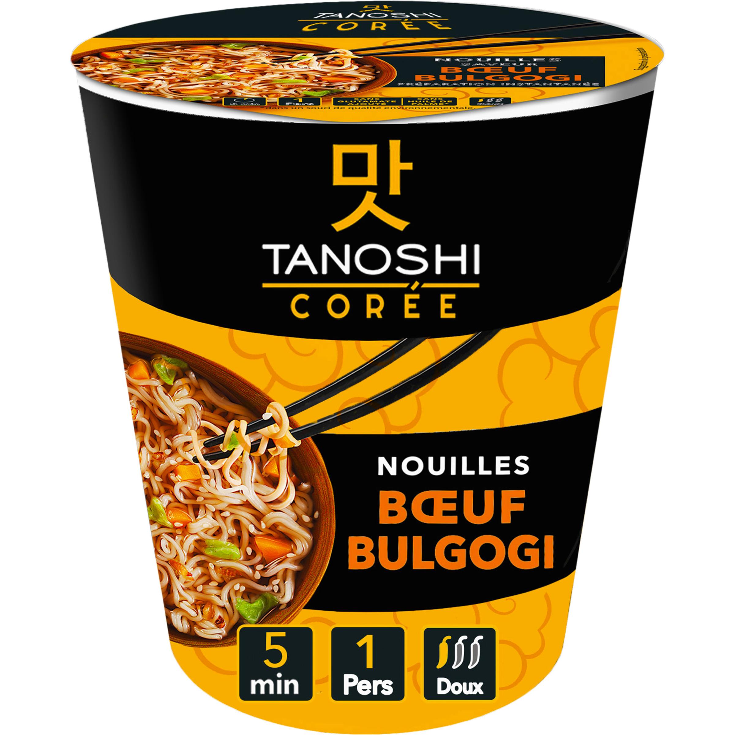 TANOSHI Nouilles instantanées au boeufdoux 1 personne 65g