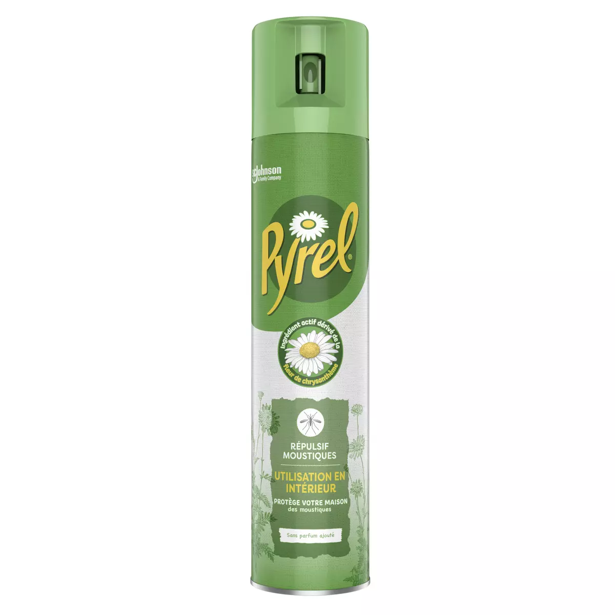 PYREL Spray répulsif contre les moustiques sans parfum ajouté 300ml