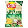 LAY'S Chips paysanne saveur fromage frais ail de Garonne et fines herbes 120g