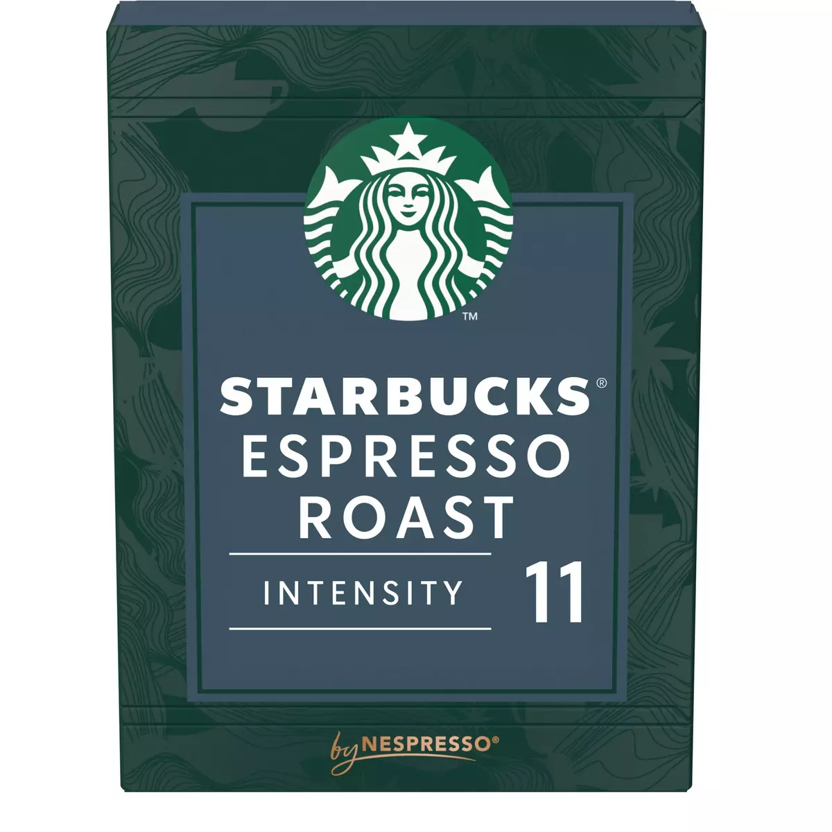 STARBUCKS Capsules de café espresso roast intensité 11 compatibles Nespresso 18 capsules 100g