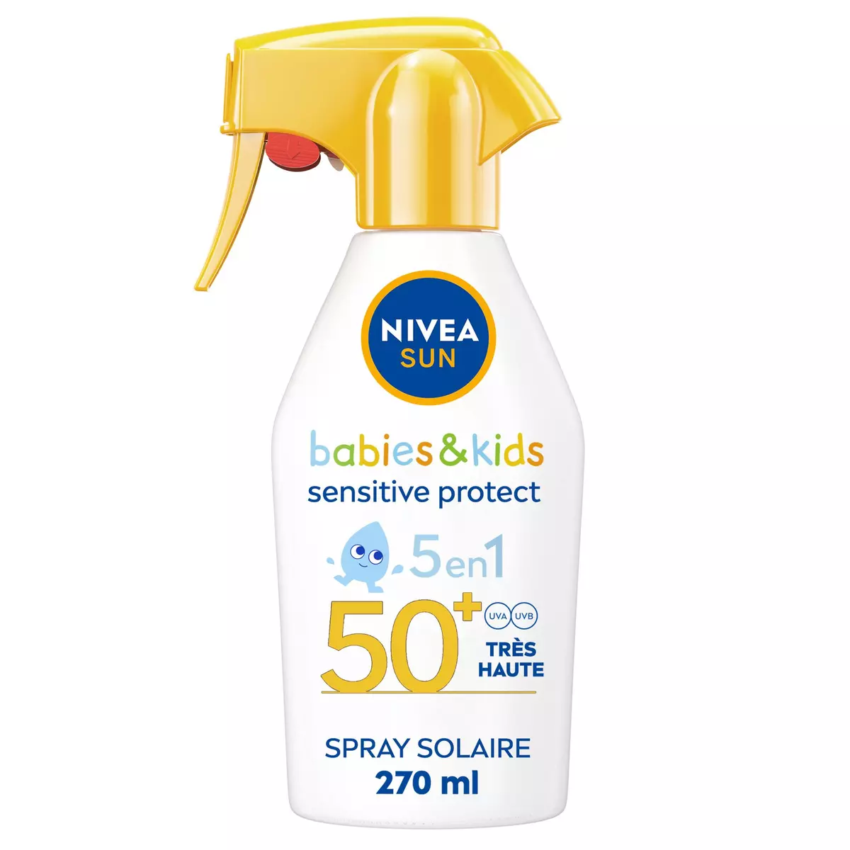 NIVEA SUN Babies and Kids Spray protection de la peau 5 en 1 FPS50+ 270ml