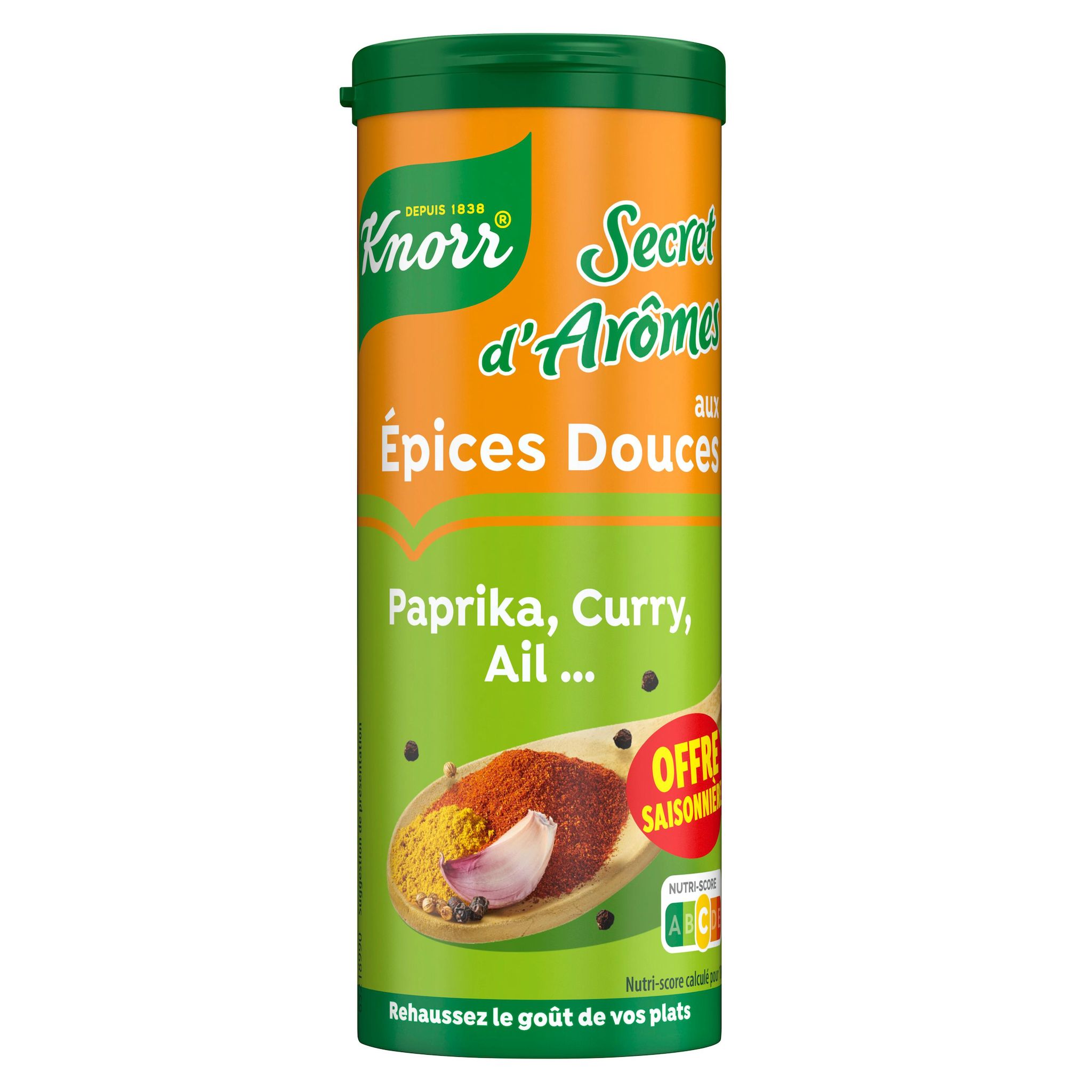 KNORR Epices douces secret d'arôme paprika, curry, ail... 60g