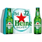 Heineken HEINEKEN Bière blonde silver 4% bouteilles