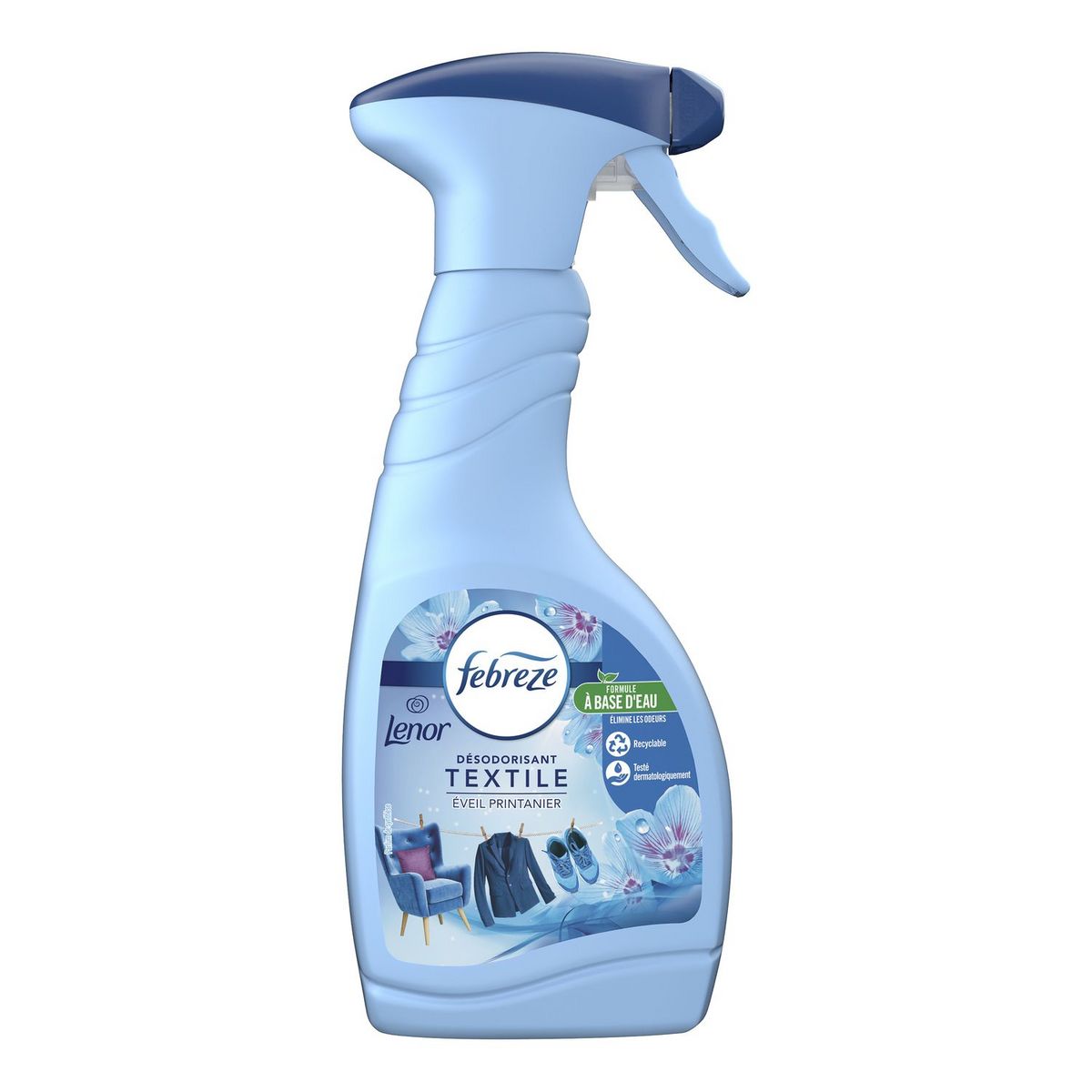 FEBREZE Lénor Spray désodorisant textile printanier 500ml