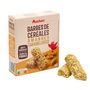 Voir la diapositive 4 : AUCHAN Crousti barres de céréales aux amandes caramélisées 6 barres 126g