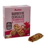 Voir la diapositive 2 : AUCHAN Crousti barres de céréales à la framboise et à la fraise 6 barres 108g