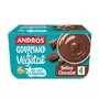 ANDROS Gourmand & Végétal Crème dessert au lait d'amandes saveur chocolat 4x100g