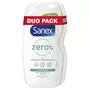 SANEX Zéro % Gel douche hydratant tous types de peaux 2x475ml