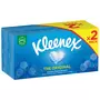 KLEENEX Boîte de mouchoirs original doux et résistant 3 épaisseurs 2x72 mouchoirs