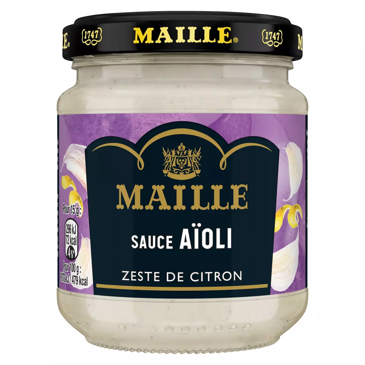 MAILLE Sauce aïoli en bocal 185g