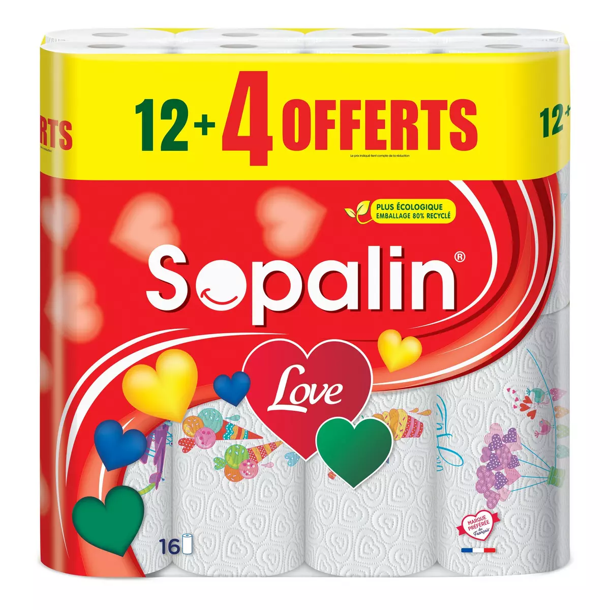 Promo Essuie tout SOPALIN LOVE chez E.Leclerc