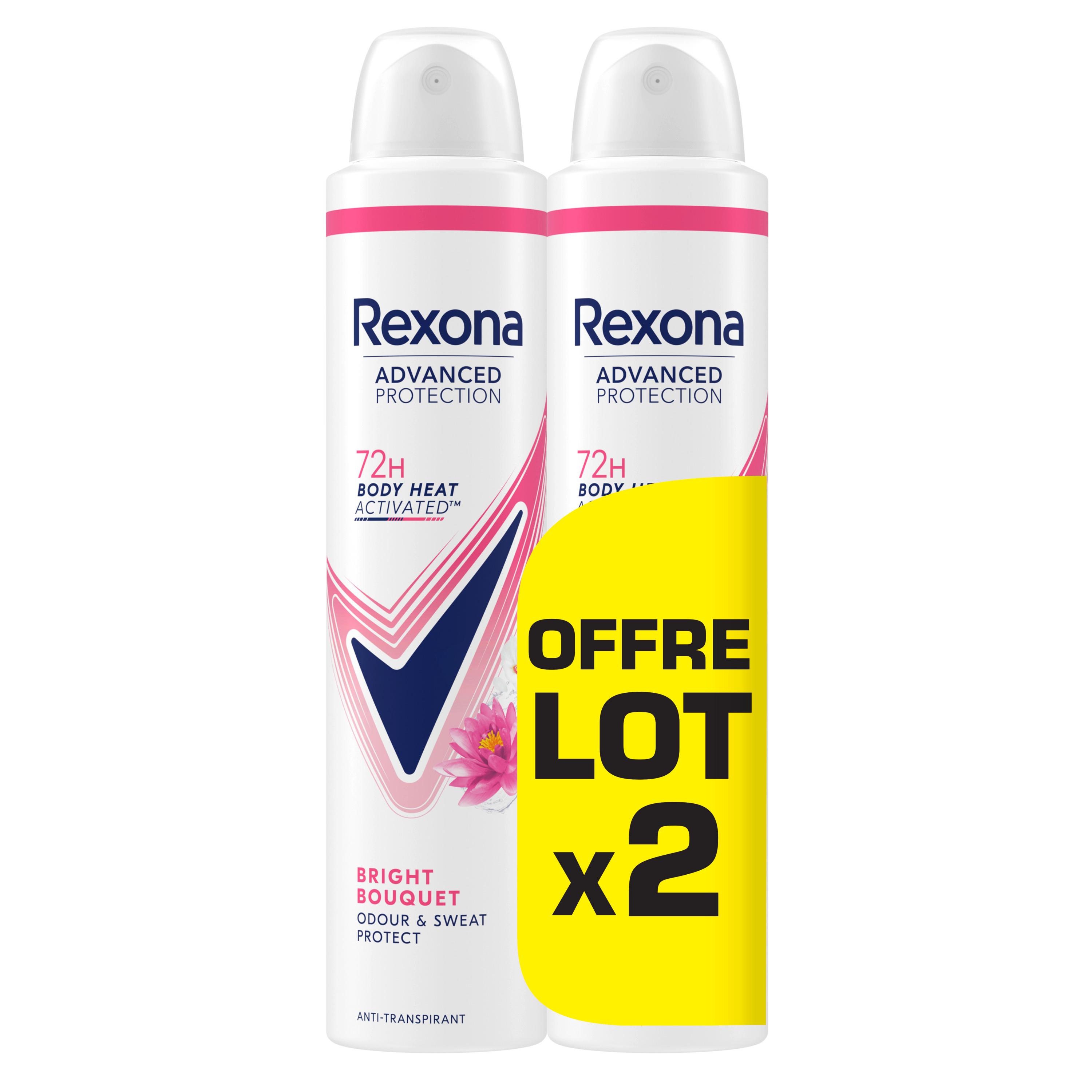 REXONA Advanced protection 72h bright bouquet 2x200ml