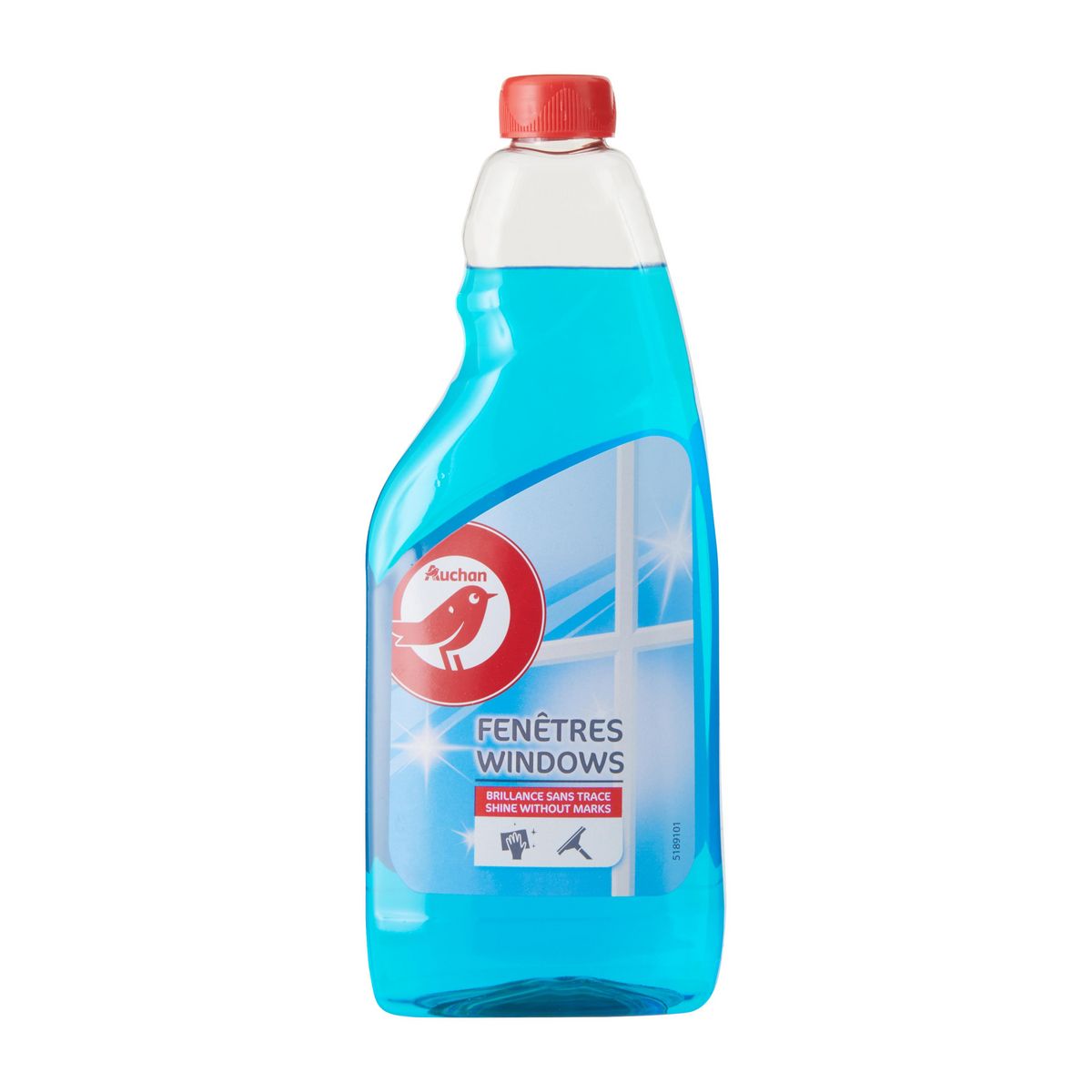 AUCHAN Recharge spray vitres 750ml
