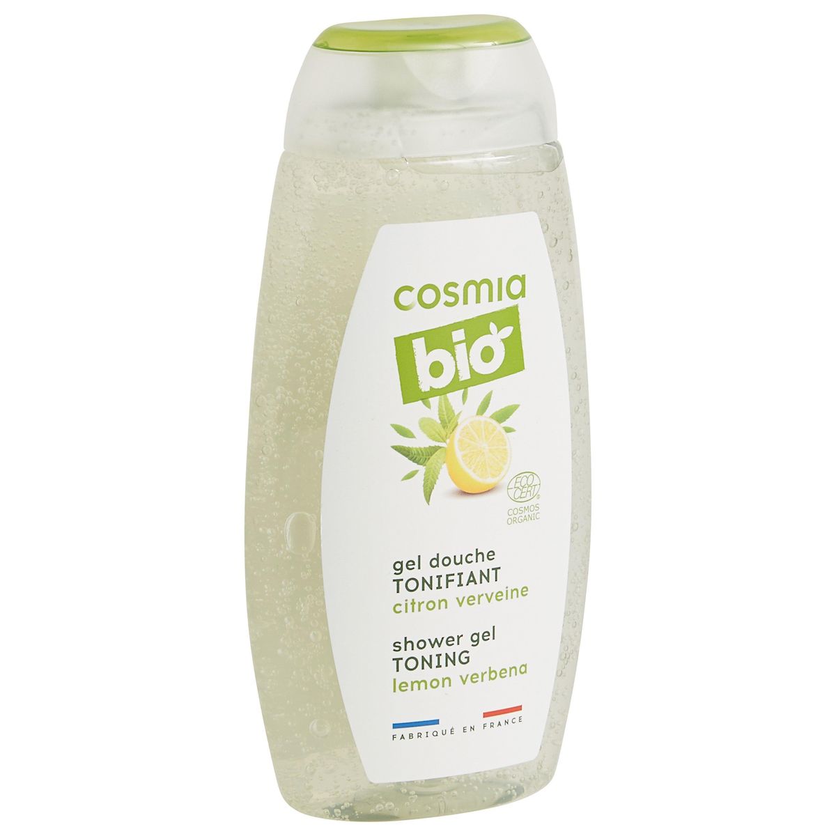 COSMIA BIO Gel douche tonifiant au citron et verveine bio 250ml