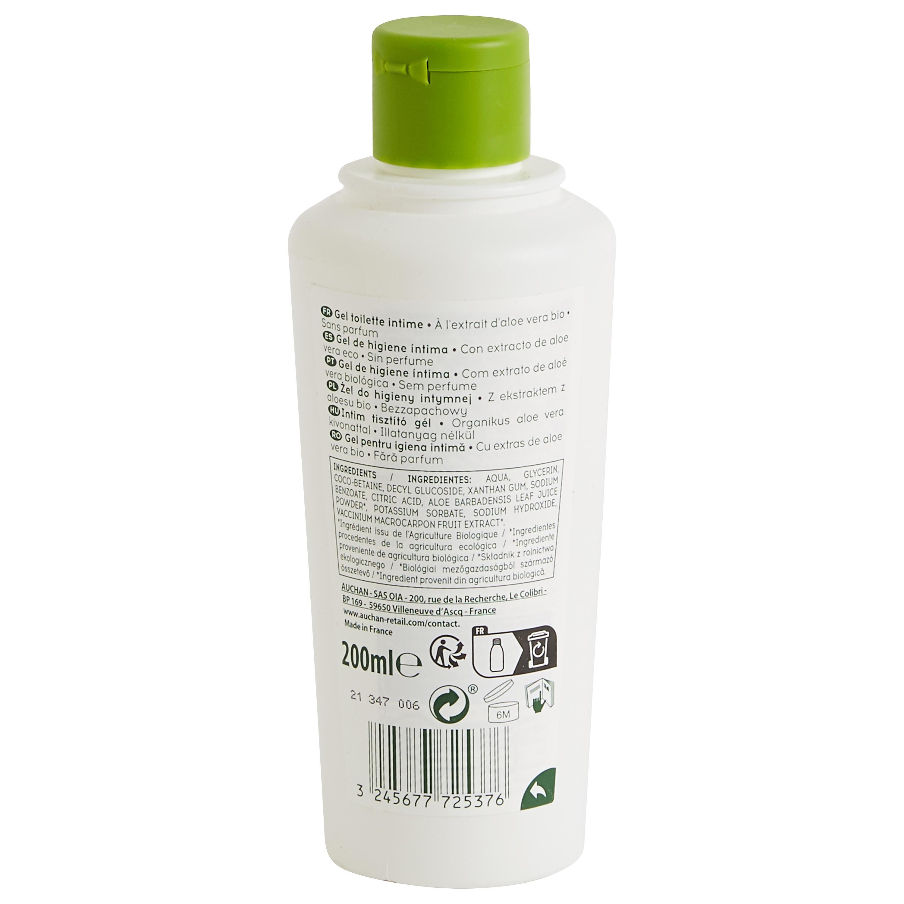 Voir la diapositive 2 : COSMIA BIO Gel toilette intime à l'extrait d'aloe vera bio 200ml