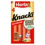 HERTA Knacki saucisse sans nitrite pur porc 4 pièces 140g