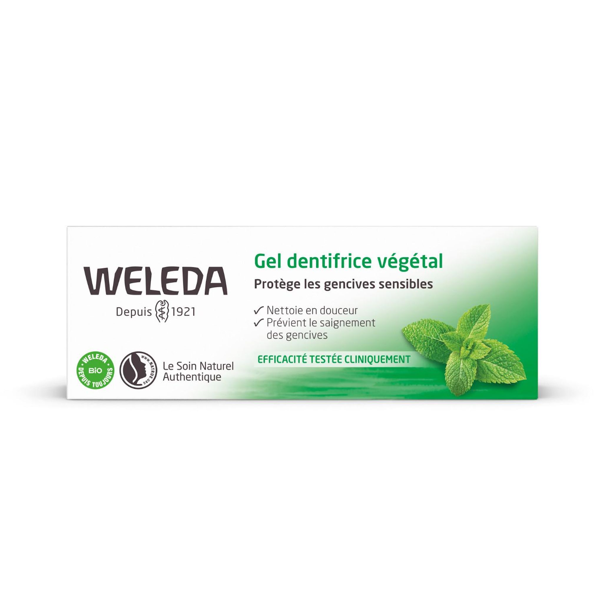 WELEDA Gel dentifrice végétal 75ml