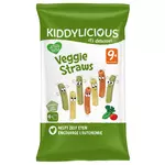 KIDDYLICIOUS Veggie Straws saveur légumes dès 9 mois 4x12g 48g