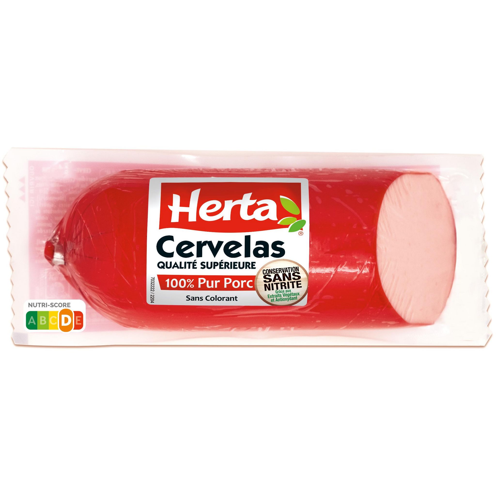Voir la diapositive 2 : HERTA Cervelas sans nitrite 400g
