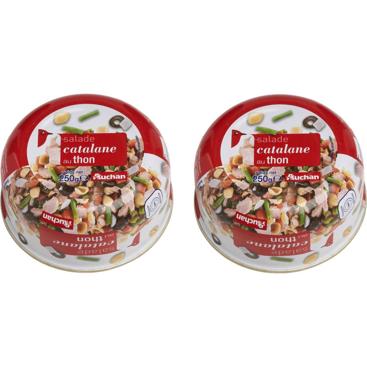 AUCHAN Salade catalane au thon 2x250g