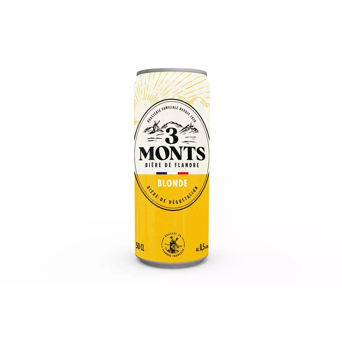3 MONTS Bière blonde 8.5% boîte 50cl