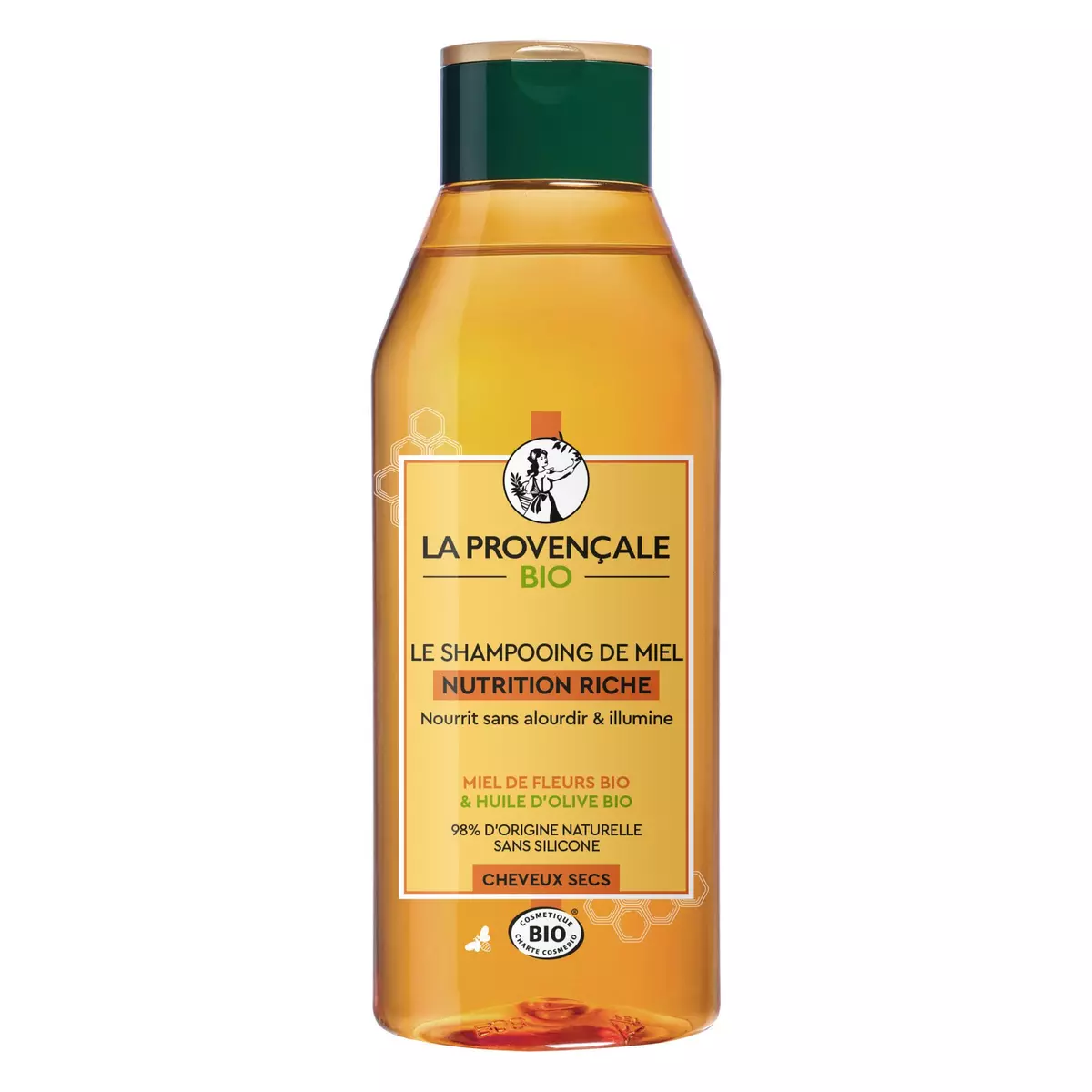 LA PROVENCALE BIO Shampooing nutrition riche au miel et huile d'olive bio cheveux secs 250ml