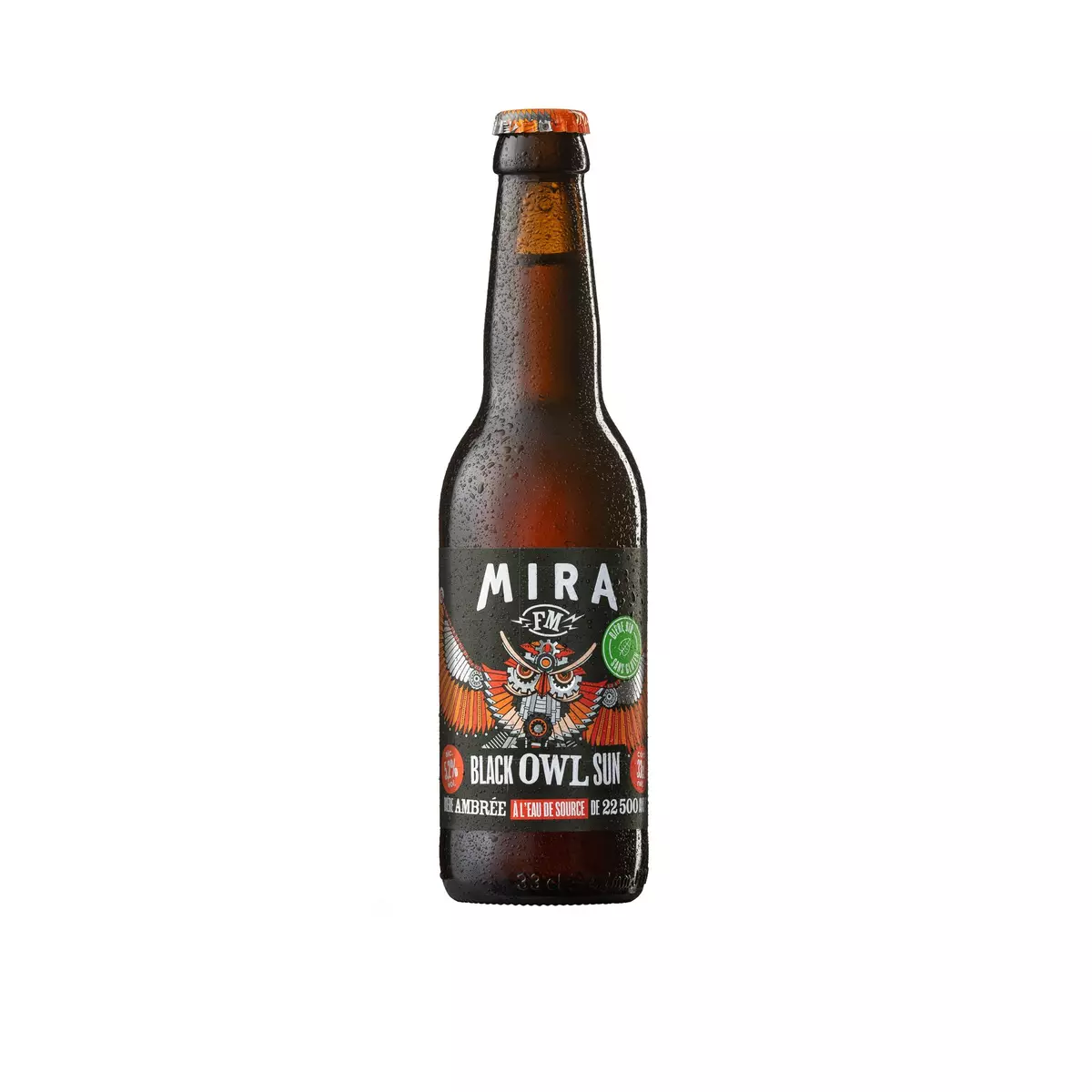 MIRA Bière ambrée 5.2% bio 33cl
