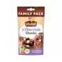 VAHINE Pépites chunks 3 chocolats Pack familial 180g