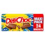 Voir la diapositive 2 : DELICHOC Biscuits sablés nappés de chocolat au lait croustillant 24 biscuits 300g