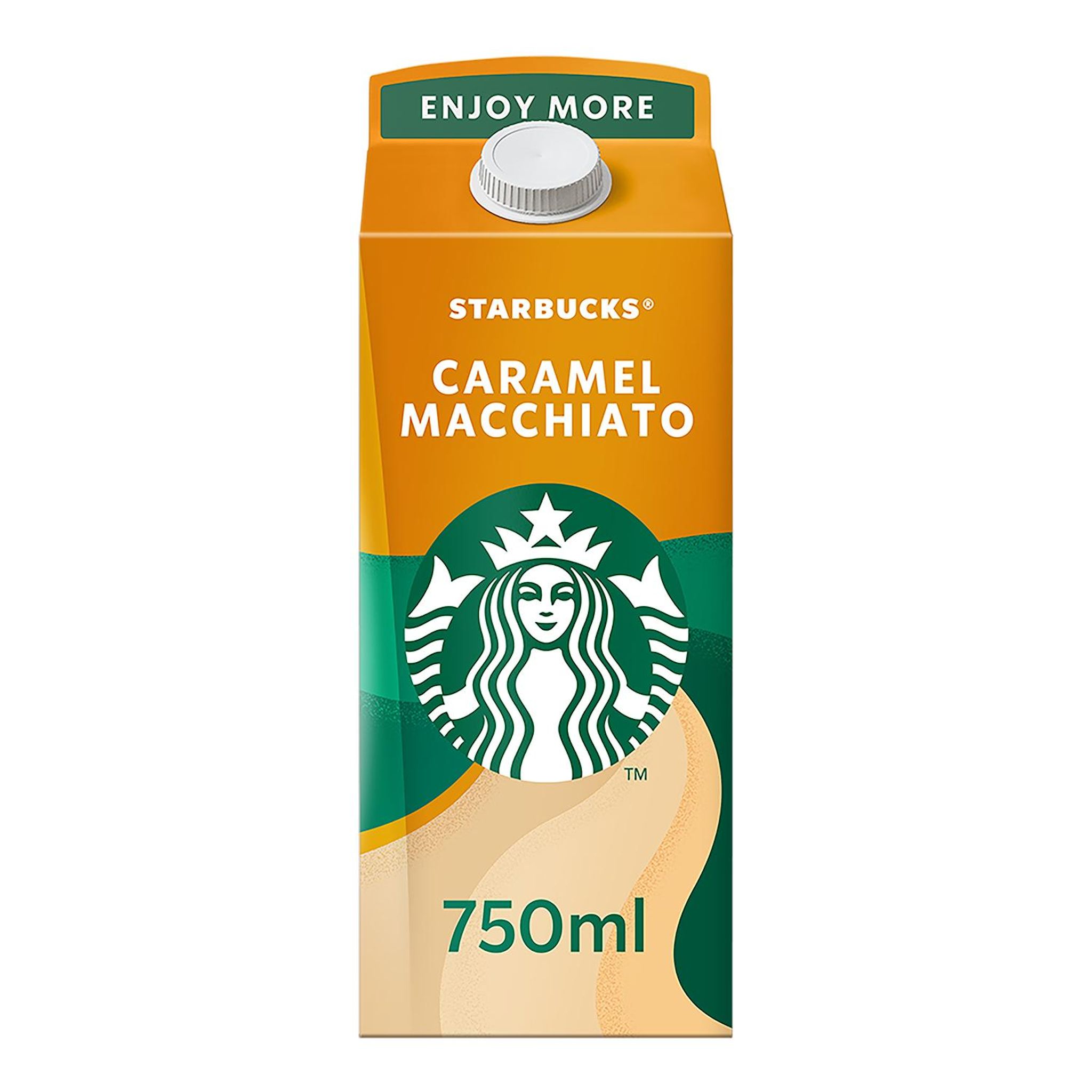 Voir la diapositive 2 : STARBUCKS Café frais avec lait onctueux saveur caramel macchiato 750ml