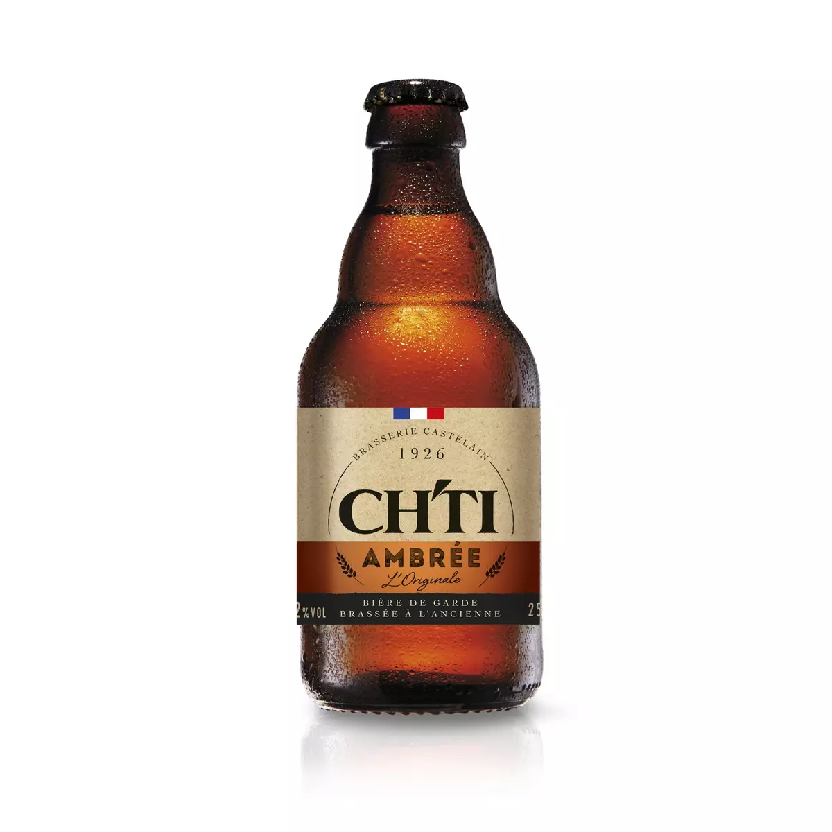 CH'TI Bière ambrée originale 6.2% 33cl