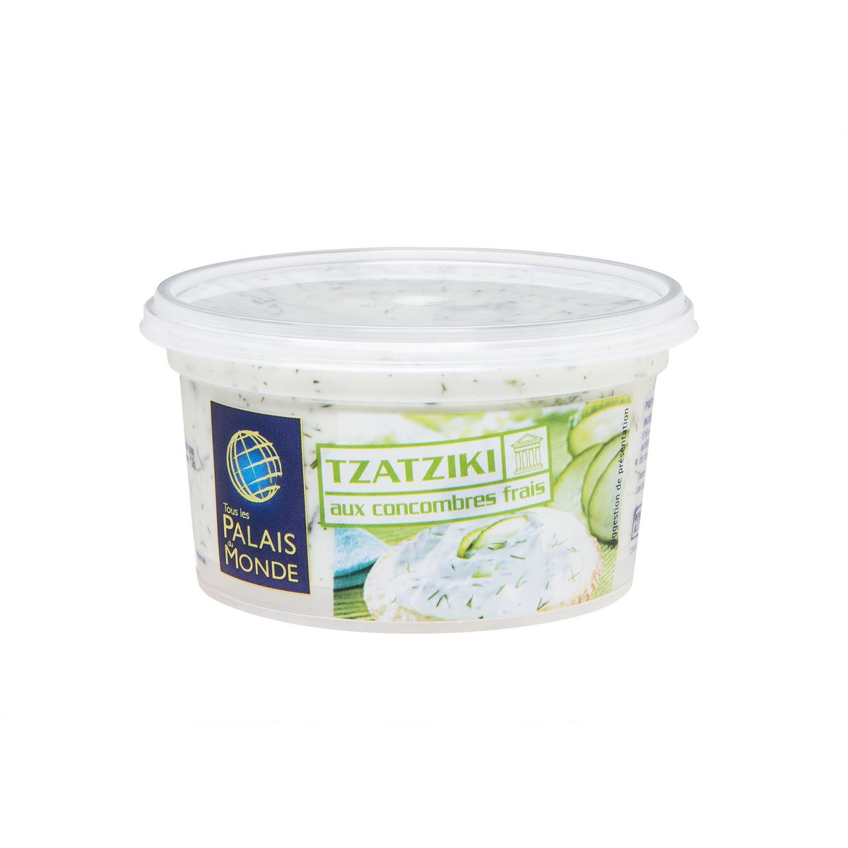 TOUS LES PALAIS DU MONDE Tzatziki aux concombres frais 200g