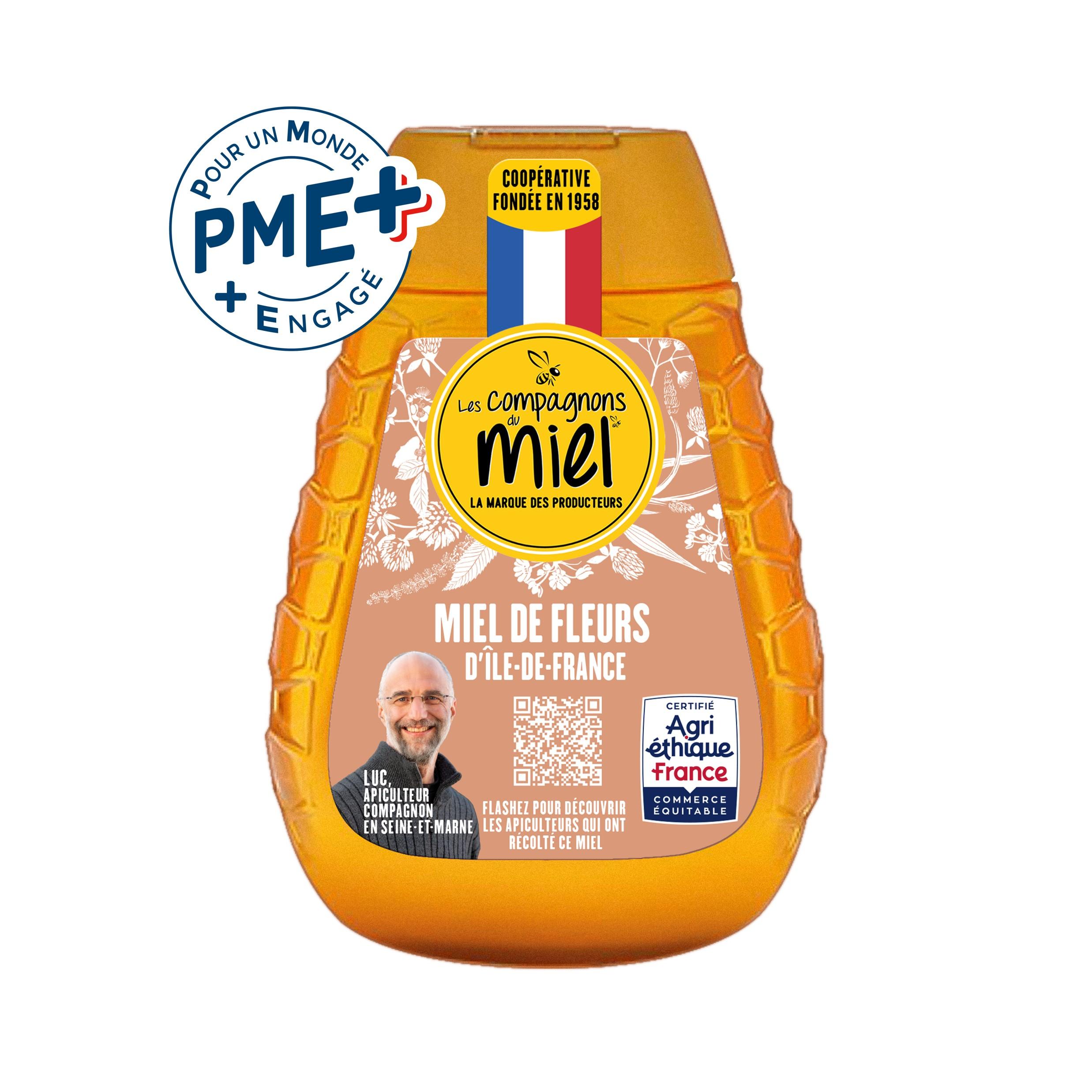 LES COMPAGNONS DU MIEL Miel de fleur d'Île-de-France 250g
