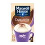 MAXWELL HOUSE Cappuccino soluble goût chocolat Milka en stick 8 sticks 154g