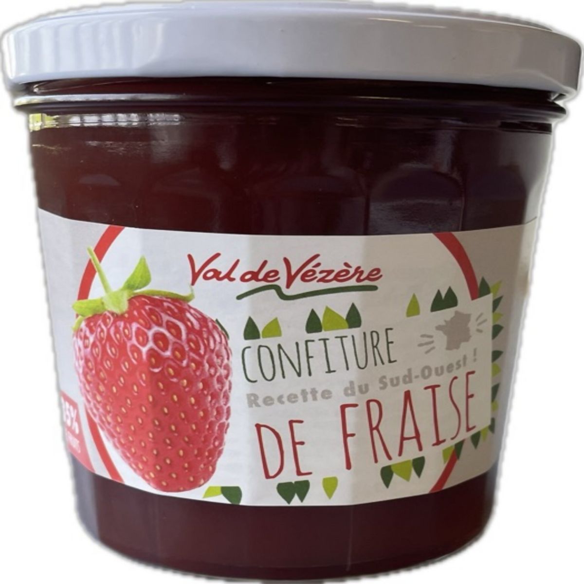 VAL DE VEZERE Confiture de fraise 35% 370g