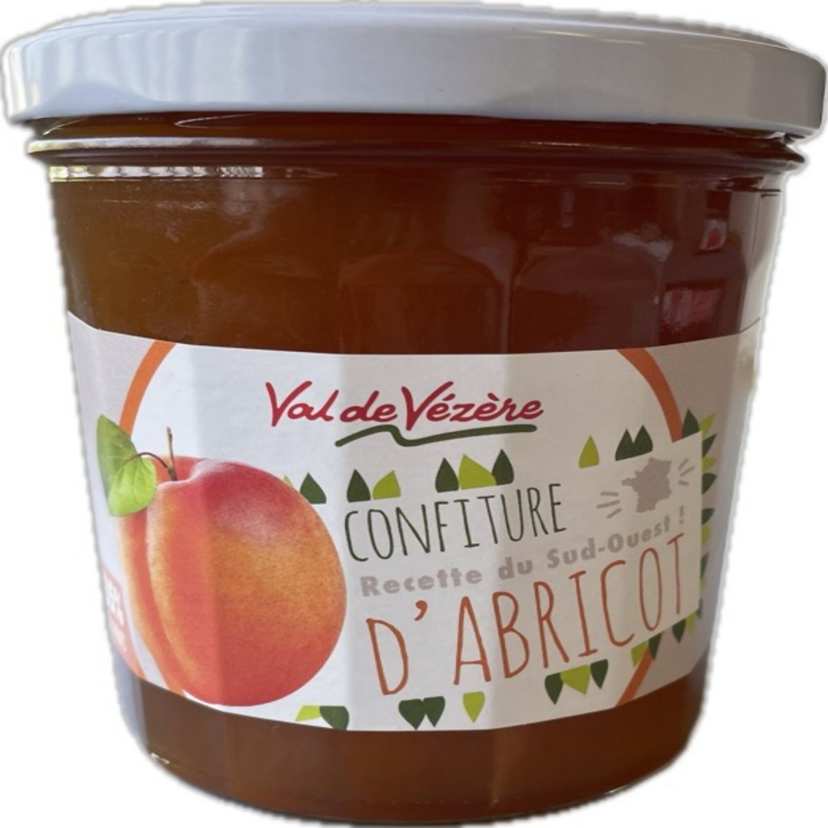 VAL DE VEZERE Confiture d'abricot 35% 370g