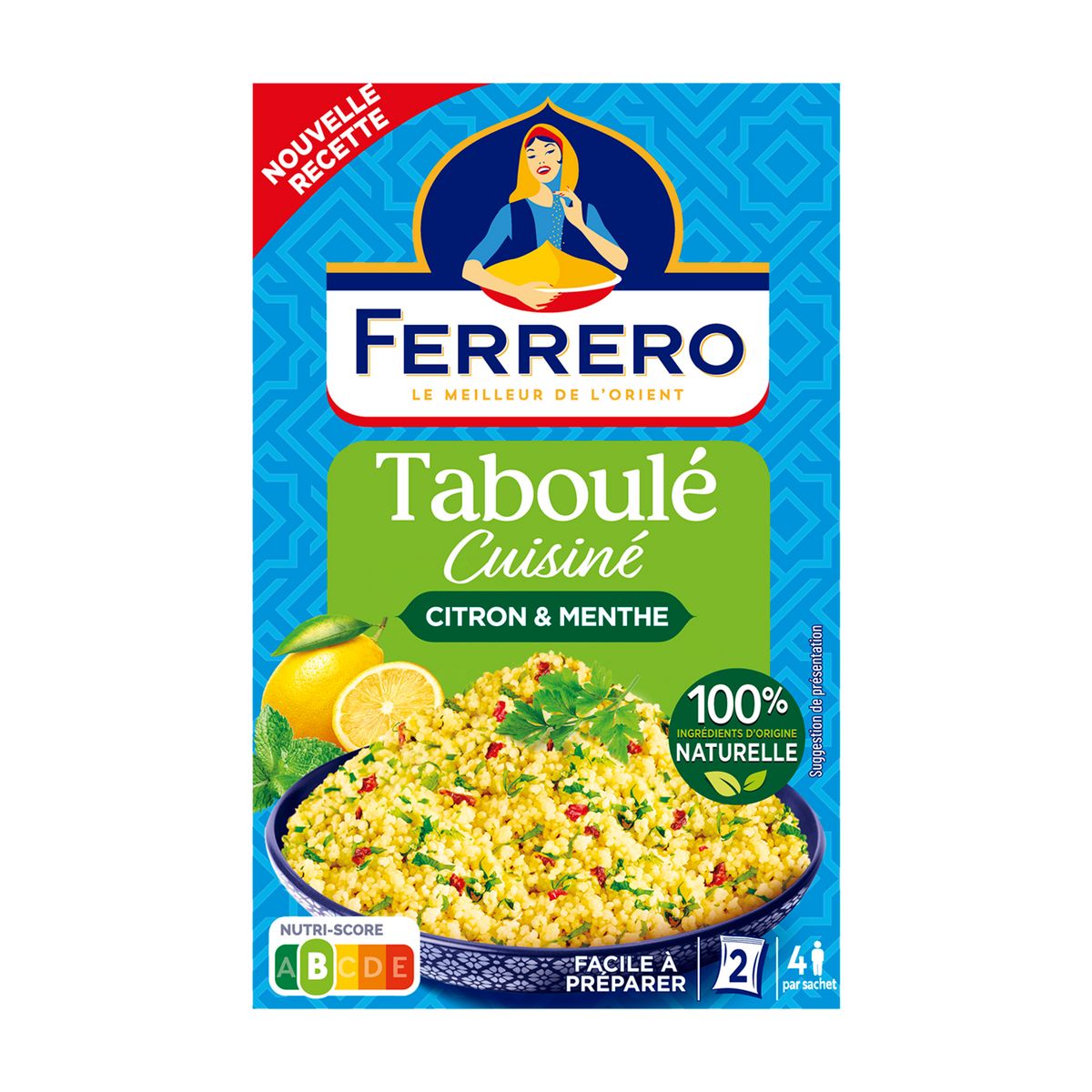 FERRERO Taboulé cuisiné à l'orientale 2x200g