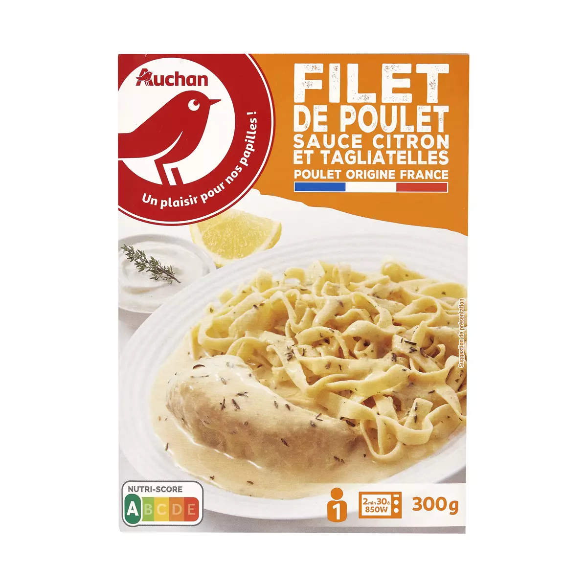 Plat cuisiné tagliatelles poulet WEIGHT WATCHERS : la barquette de 300 g à  Prix Carrefour
