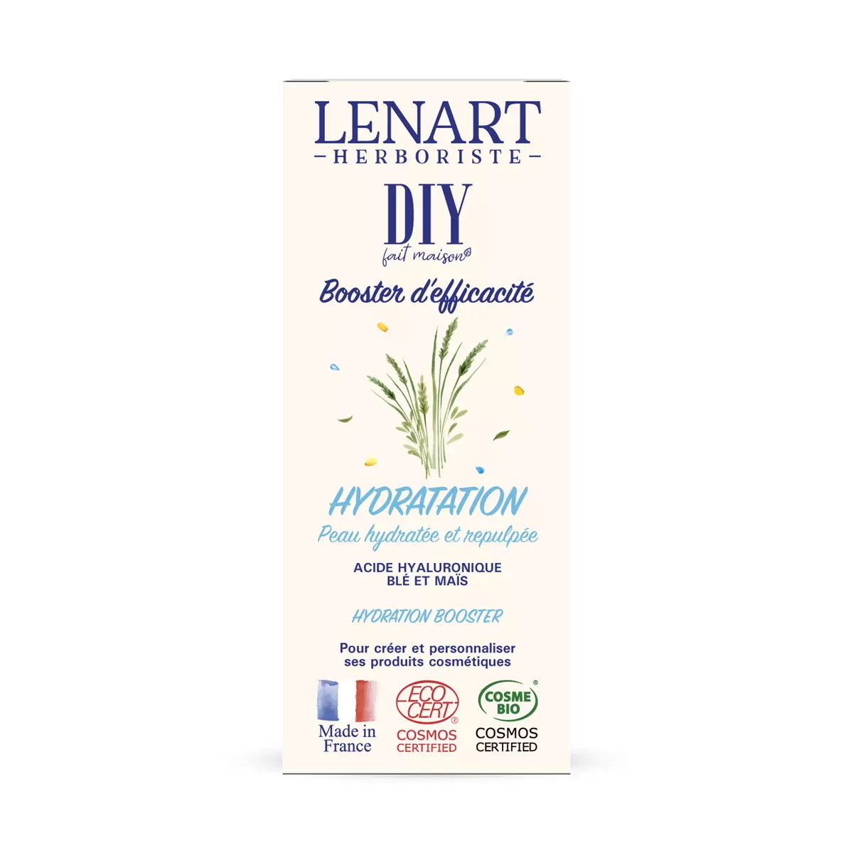 LENART HERBORISTE Booster hydratation acide hyaluronique blé et maïs 10ml