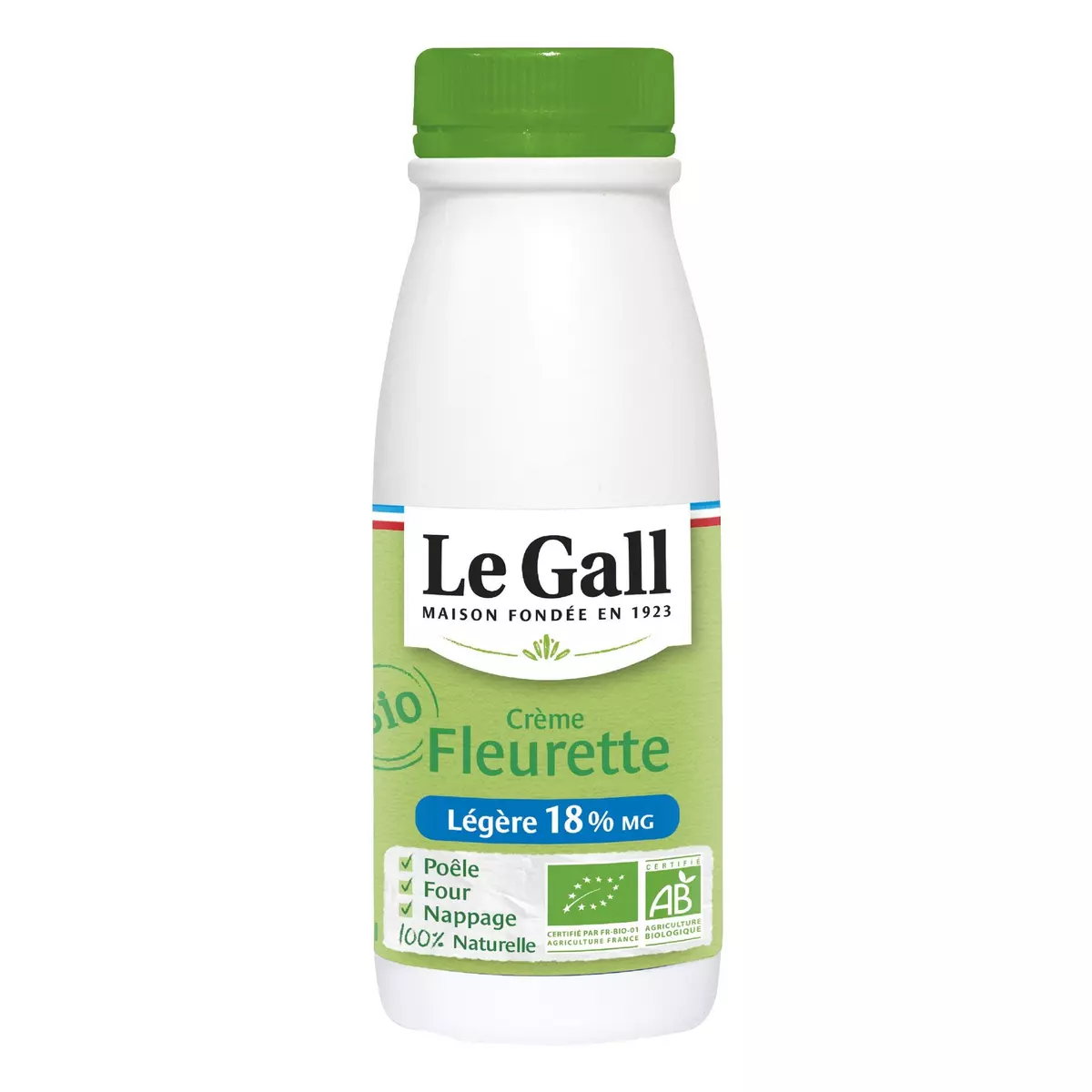 LE GALL Crème fleurette légère bio 18%MG 25cl